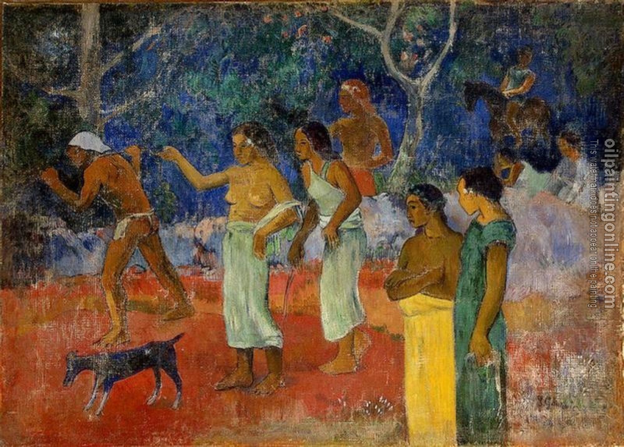 Gauguin, Paul - Scenes from Tahitian Live